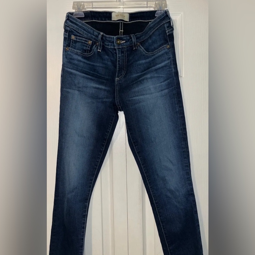 5/$25 Size 31 Big Star Desi skinny woman’s jeans Dark Denim - Picture 2 of 11